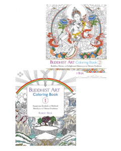 Buddhist Art Coloring Books