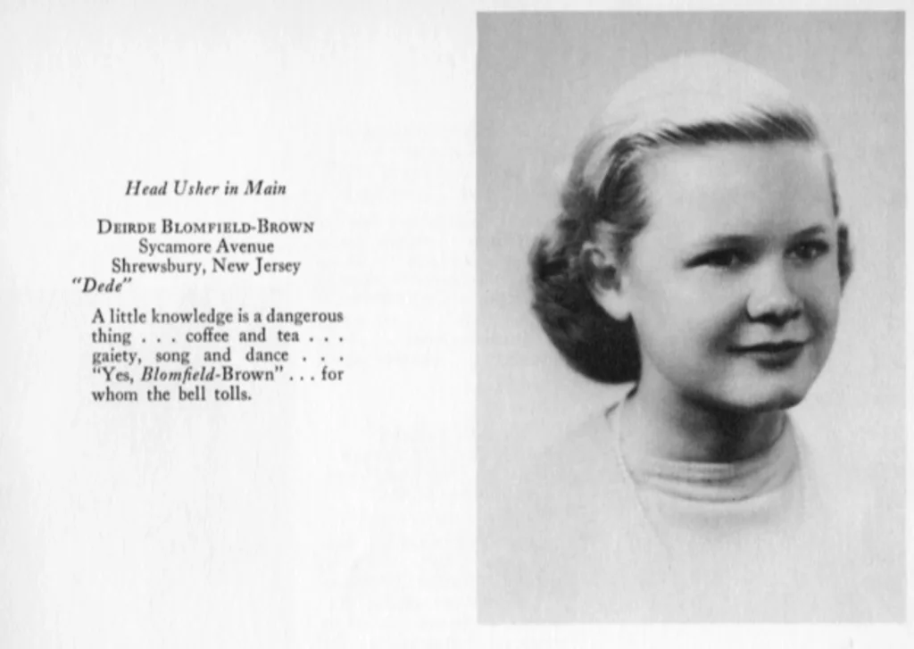 High School Years (1950s)