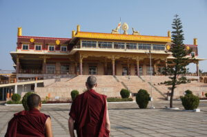 Buddhist monastery in Karnataka India, Gaden Jangtse, Tibetan Buddhism