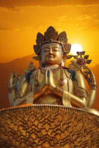 Chenrezig, the Bodhisattva of Compassion, Tibetan Buddhism