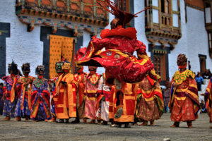 Tibetan Monks, traditional dance, mask festival