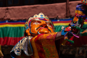 Tibetan Monks, traditional masks
