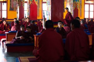 Tibetan Buddhism, Menri Monks, attribution flickr irumge_