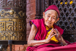Tibetan Buddhist nun
