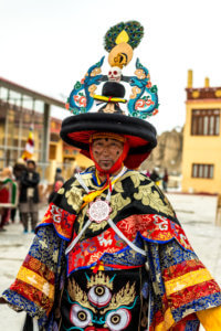 Tibetan Buddhist lama dancer