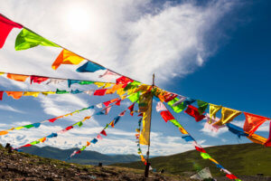 Tibetan Prayer flags, Buddhism