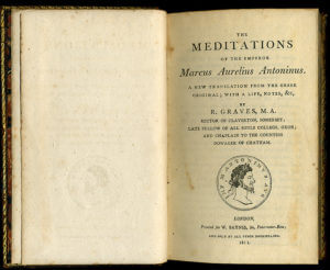 Meditations (Medieval Greek: Τὰ εἰς ἑαυτόν, translit. Ta eis heauton, literally "things to one's self") is a series of personal writings by Marcus Aurelius, Roman Emperor from 161 to 180 AD
