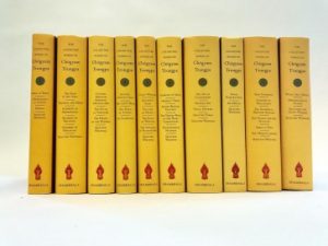 ten volumes of Trungpa Rinpoche’s Collected Works Shambhala