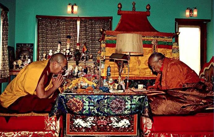 Dalai Lama and Dilgo Khyentse Rinpoche