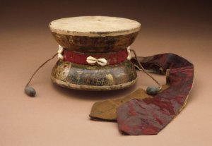 Tibetan Buddhism, Damaru pellet ritual drum