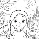 Coloring Page | Free Download from Bodhi Sees the World: Thailand