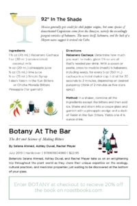 Botany At the Bar 92 In The Shade Postcard 4x6