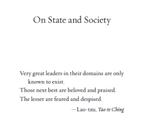 Sage Leadership Epigraph