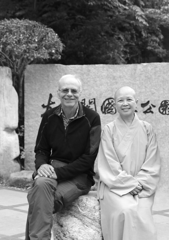 Ven-and-Prof-Singer-photo-PSD Peter Singer and Shih Chao-Hwei